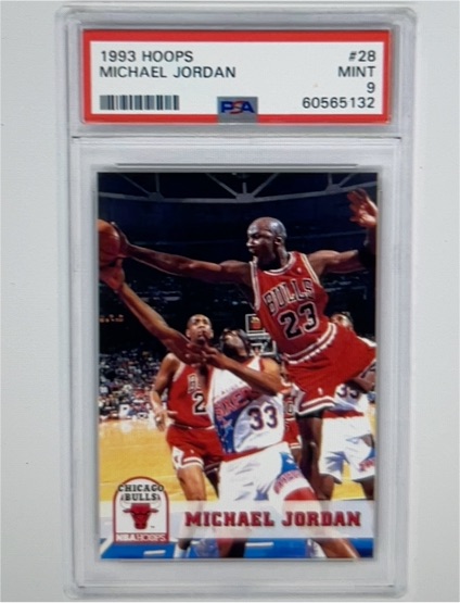 1993 Hoops #28 Michael Jordan — front