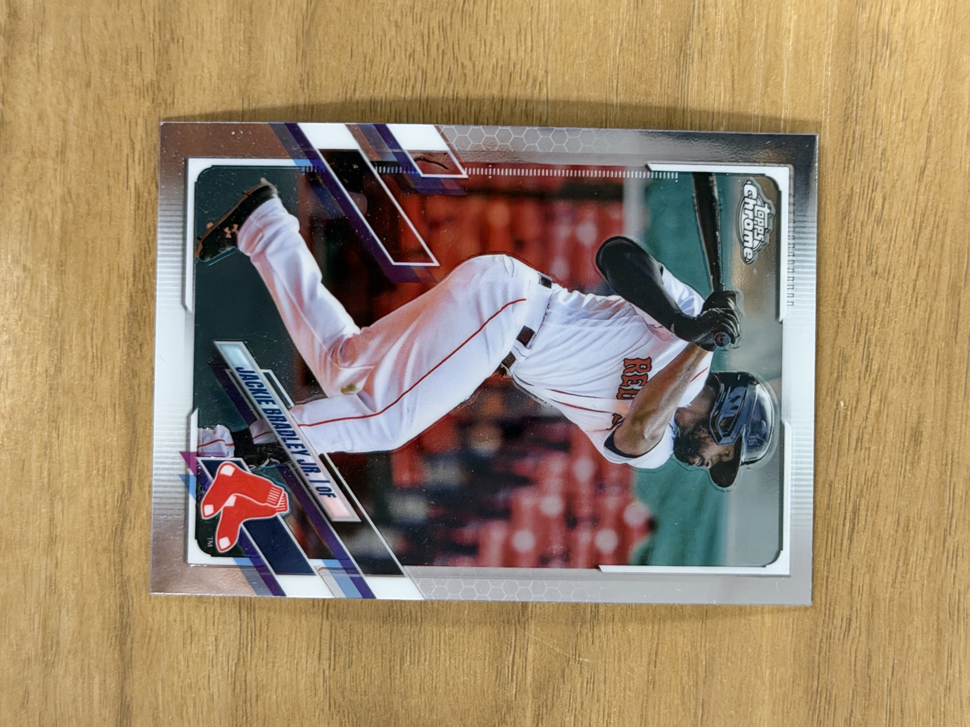 2021 Topps Chrome #161 Jackie Bradley Jr. — front