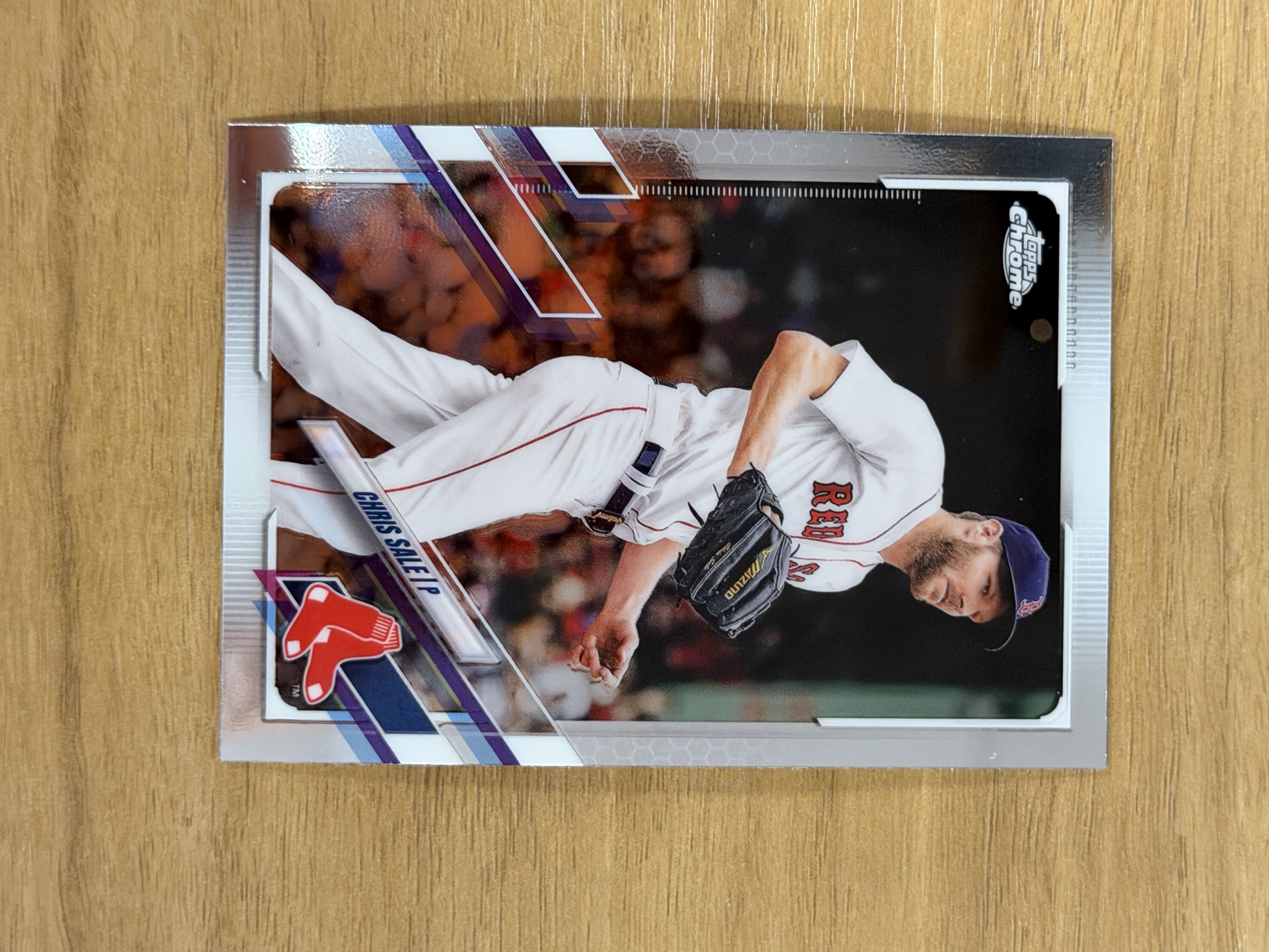 2021 Topps Chrome #168 Chris Sale — front