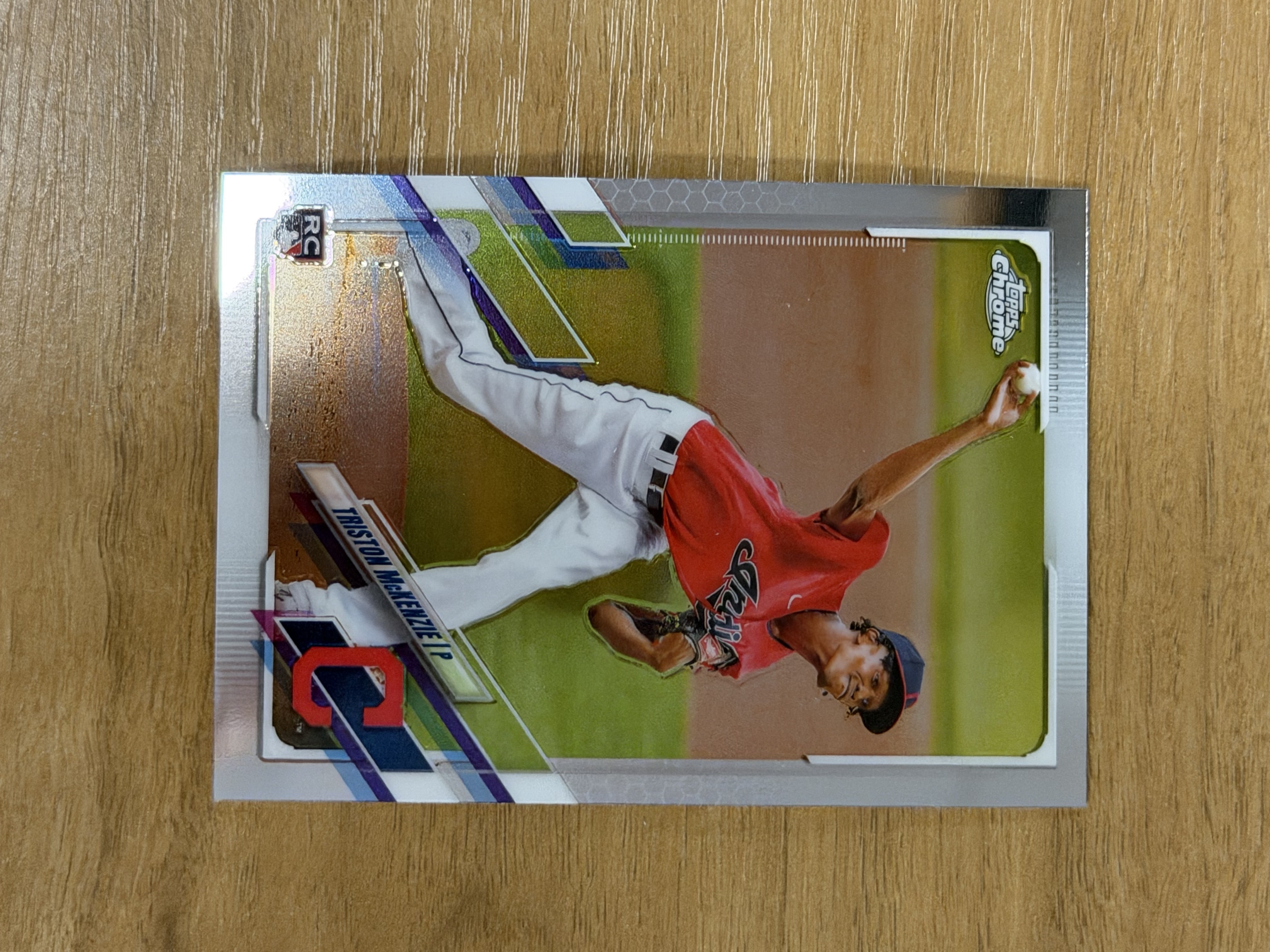 2021 Topps Chrome #21 Triston McKenzie — front