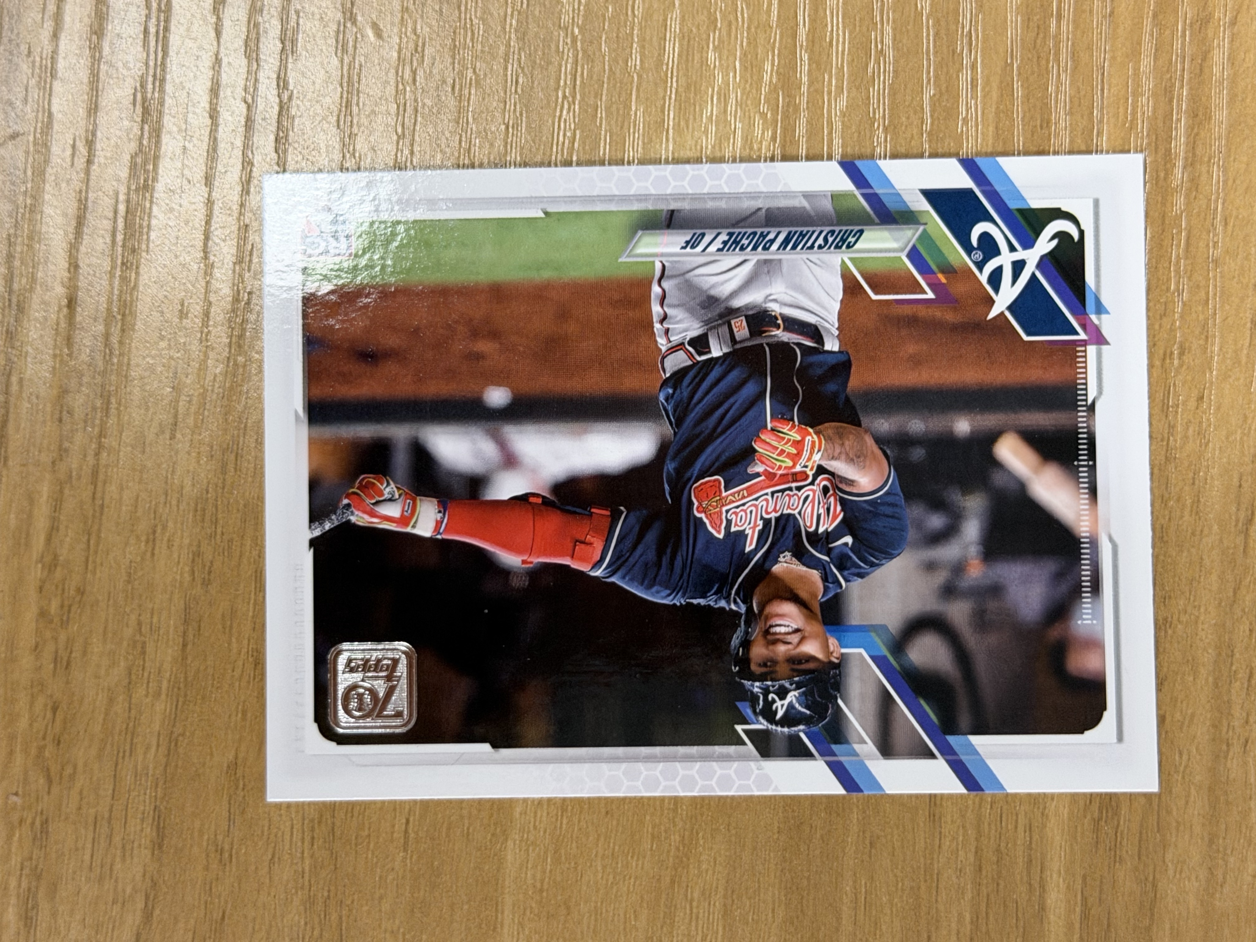 2021 Topps #187 Cristian Pache — front