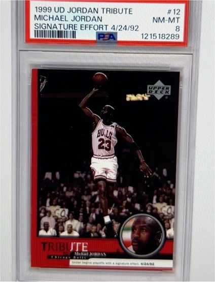 1999 Upper Deck Tribute #12 Michael Jordan — front