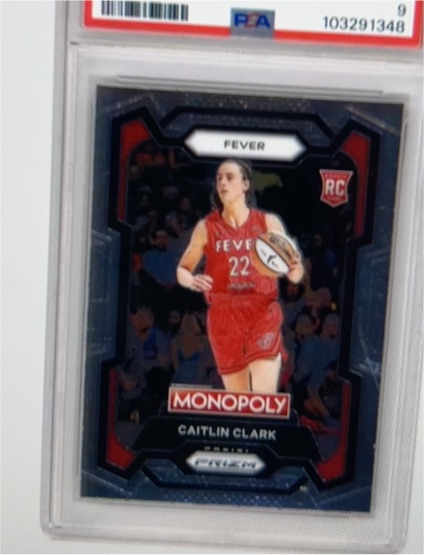 2024 Panini Prizm Monopoly WNBA #65 Caitlin Clark — front