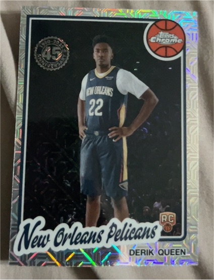 2025-26 Topps Chrome #TC-DQ Derik Queen — front
