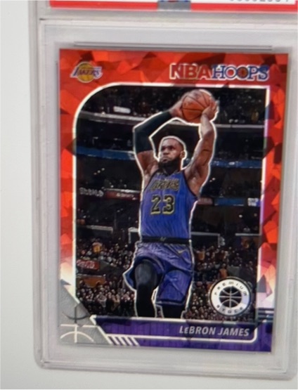2019-20 Panini NBA Hoops Premium Stock #87 LeBron James — front