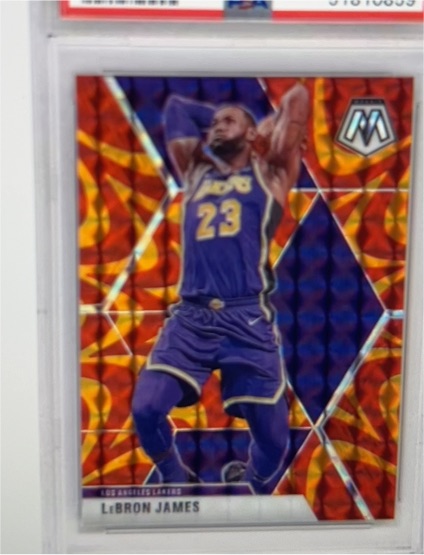 2019-20 Panini Mosaic #8 LeBron James — front