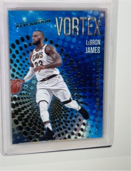 2017-18 Panini Revolution Vortex #26 LeBron James — front