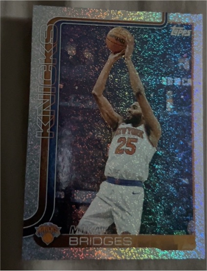 2025-26 Topps #18 Mikal Bridges — front