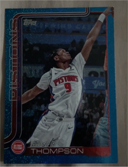 2025-26 Topps #44 Ausar Thompson Detroit Pistons — front