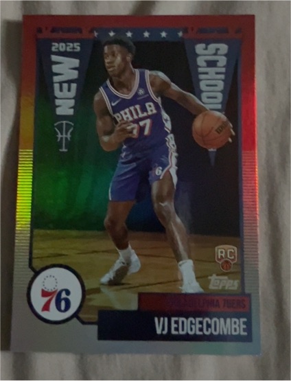 2025-26 Topps New School #NS-3 VJ Edgecombe — front