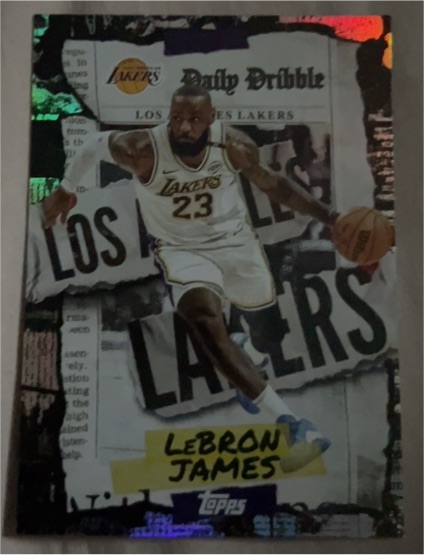2025-26 Topps Basketball The Daily Dribble #DD-1 LeBron James — front