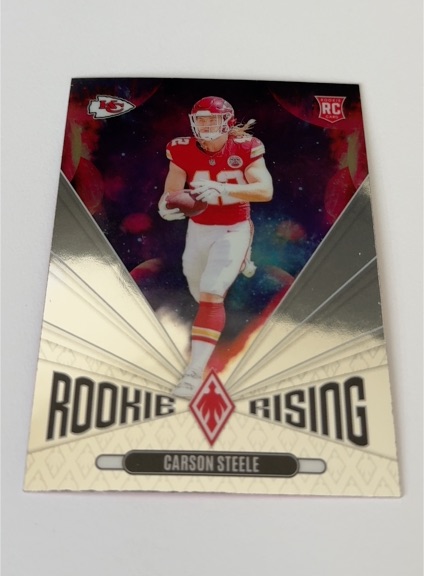 2024 Panini Phoenix Rookie Rising #RR-CSE Carson Steele — front