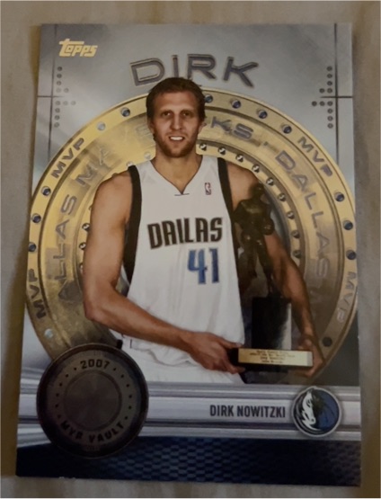 2025-26 Topps MVP Vault #MVP-9 Dirk Nowitzki — front
