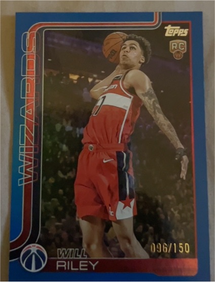 2025-26 Topps #221 Will Riley — front