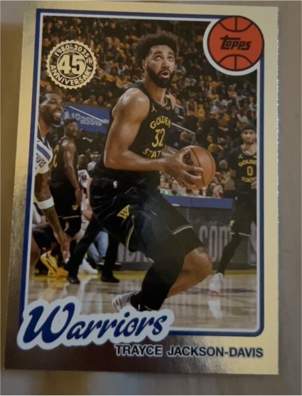 2025-26 Topps 45th Anniversary #80BK-22 Trayce Jackson-Davis — front
