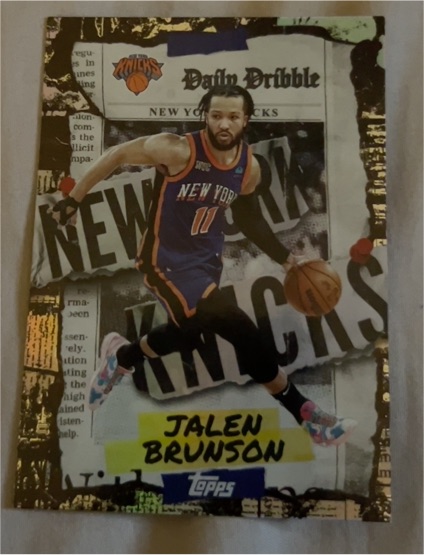 2025-26 Topps Daily Dribble #DD-10 Jalen Brunson — front
