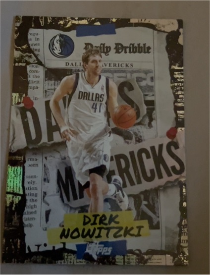 2025-26 Topps #DD-28 Dirk Nowitzki The Daily Dribble — front