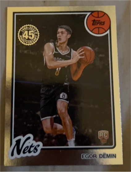 2025-26 Topps #80BK-55 Egor Demin — front