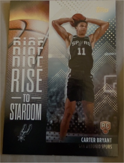 2025-26 Topps #RTS-14 Carter Bryant Rise to Stardom — front
