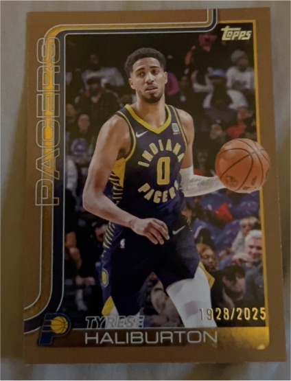 2025-26 Topps #47 Tyrese Haliburton — front