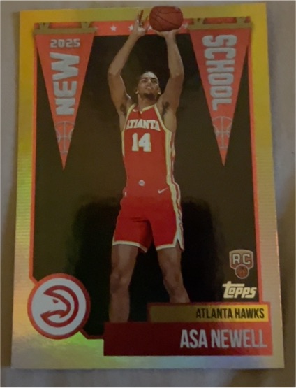 2025-26 Topps New School #NS-23 Asa Newell — front