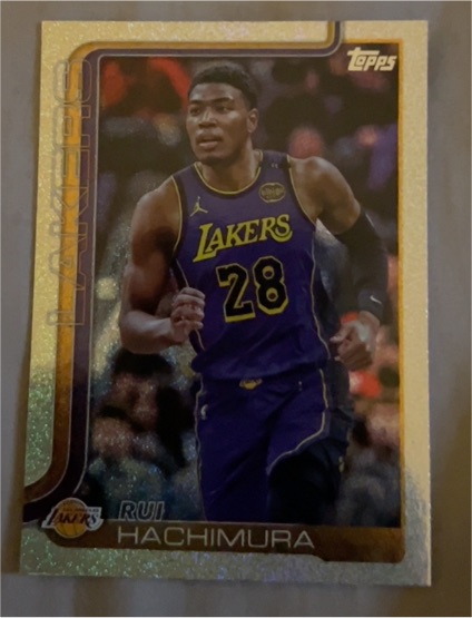 2025-26 Topps #154 Rui Hachimura Los Angeles Lakers — front