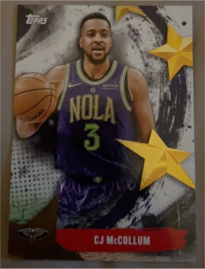2025-26 Topps #SA-30 CJ McCollum Stars of the NBA — front