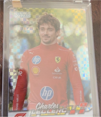 2024 Topps Paddock Pass Formula 1 #3 Charles Leclerc — front