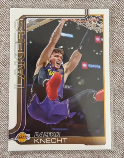 2025-26 Topps #153 Dalton Knecht — front