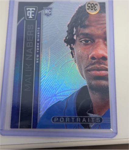 2024 Panini Totally Certified #385 Malik Nabers — front
