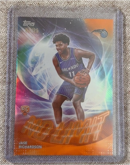 2025-26 Topps No Limit #NL-25 Jase Richardson — front