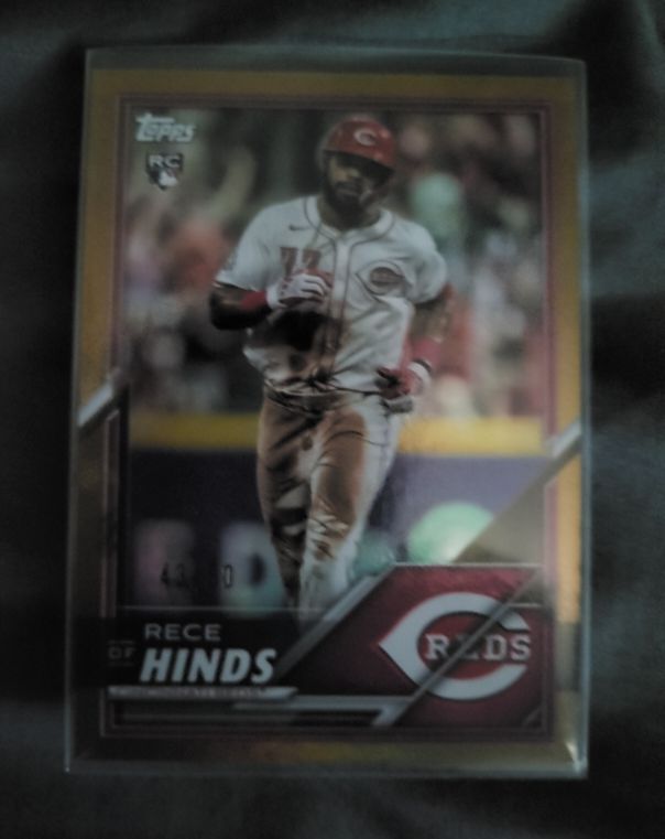 2025 Topps #Rece Hinds Rookie Card — front
