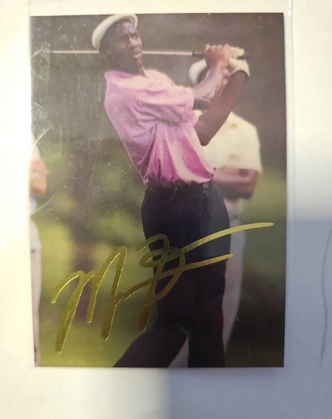 1993 American Holding Company #4 Michael Jordan Golf Card — front