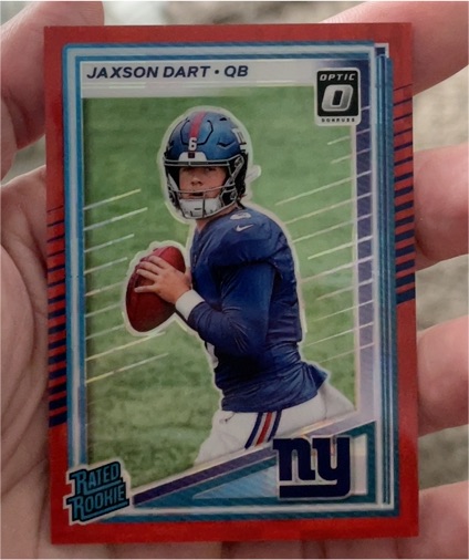 2025 Panini Donruss Optic #400 Jaxson Dart — front