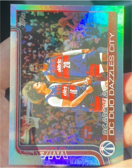 2025-26 Topps #285 DC Above All: DC Duo Dazzles City — front