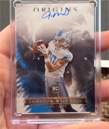 2022 Panini Origins Rookie Autographs #RAU-JWI Jameson Williams — front