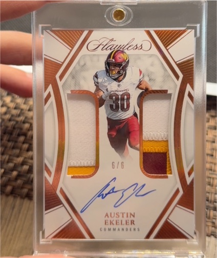 2024 Panini Flawless #6/6 Austin Ekeler — front