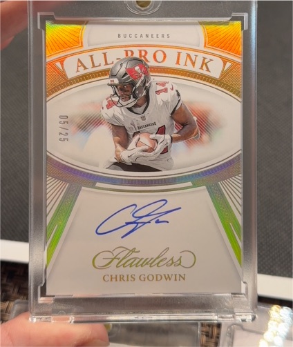 2024 Panini Flawless All-Pro Ink #05/25 Chris Godwin — front