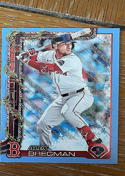 2025 Topps Holiday #H154 Alex Bregman — front