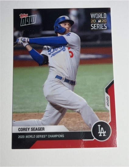 2020 Topps Now #446 Corey Seager — front