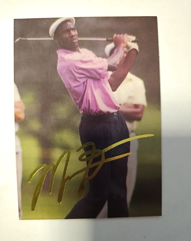 1993 American Holding Company #4 Michael Jordan Golf Card — front