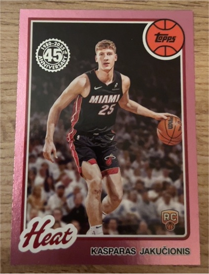 2025-26 Topps #80BK-66 Kasparas Jakučionis — front