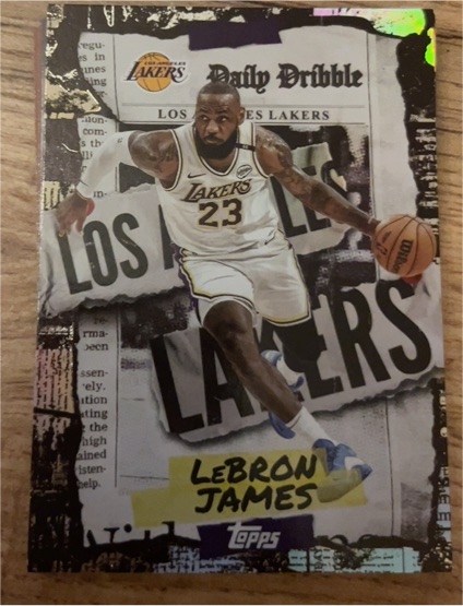 2025-26 Topps The Daily Dribble #DD-1 LeBron James — front