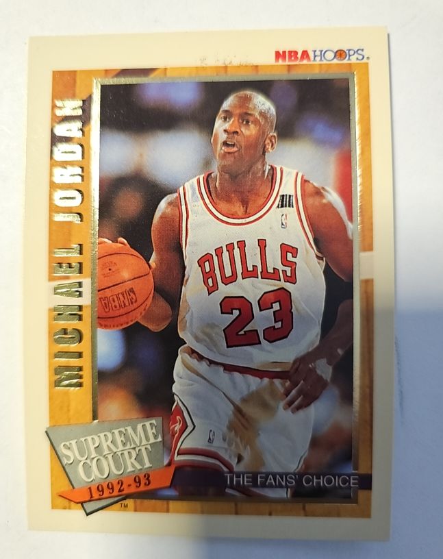 1992-93 Skybox NBA Hoops Supreme Court #SC1 Michael Jordan — front