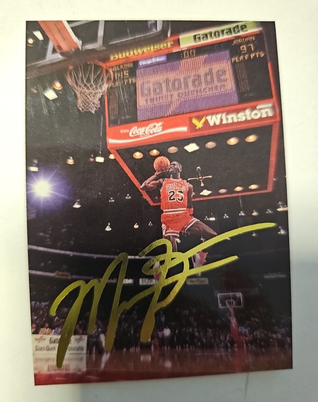 1988 Michael Jordan Dunk Contest Photo — front