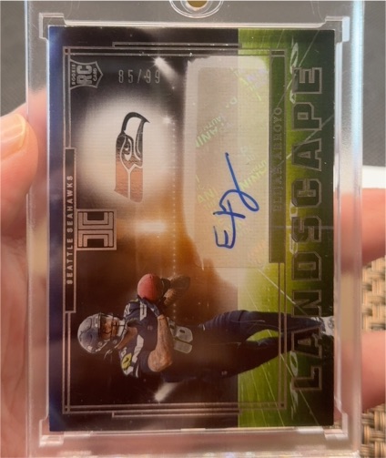 2025 Panini Impeccable Landscape #RLA-EAO Elijah Arroyo Seahawks RC Auto — front