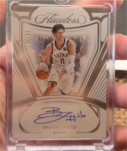 2023-24 Panini Flawless #11 Brook Lopez — front