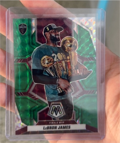 2021-22 Panini Mosaic #298 LeBron James Finals MVP — front