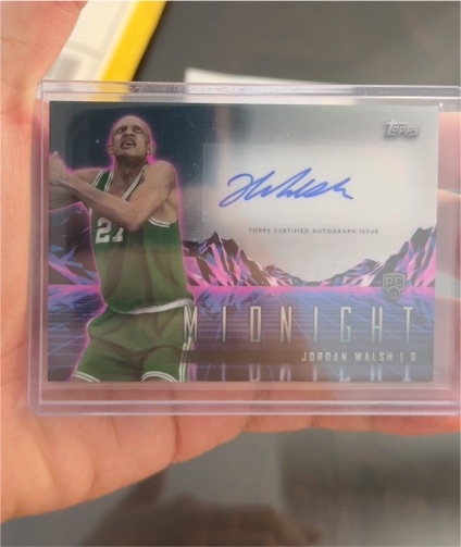 2023-24 Topps Midnight #74 Jordan Walsh — front