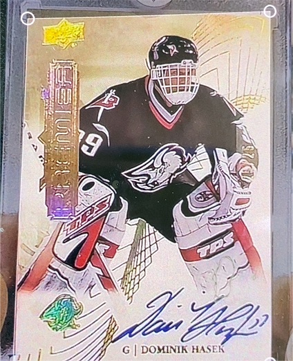 2022-23 Upper Deck Premier #91 Dominik Hasek — front